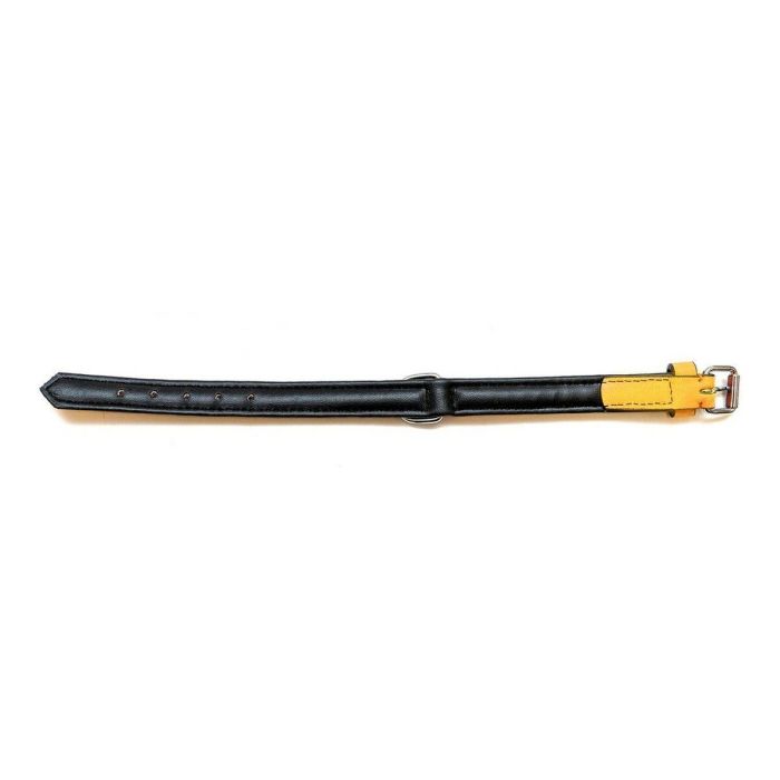 Gloria Collar Acolchado Piel Auténtica Triple Capa 40 cm x 20 mm Amarillo para Perro - Suave, Confortable y Resistente 6 Gloria Collar Acolchado Piel Auténtica Triple Capa 40 cm x 20 mm Amarillo para Perro - Suave, Confortable y Resistente 6