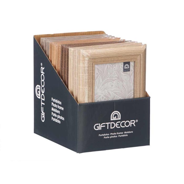 Portafotos con Cuerda 10x15 cm, Madera MDF y Vidrio, Surtidos Colores - Giftdecor (24 Unidades) 2 Portafotos con Cuerda 10x15 cm, Madera MDF y Vidrio, Surtidos Colores - Giftdecor (24 Unidades) 2