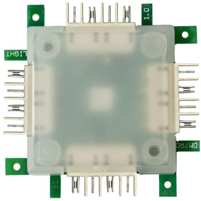 ALLNET BrickRknowledge LED RGB Light Brick Transparente, Paquete de 10