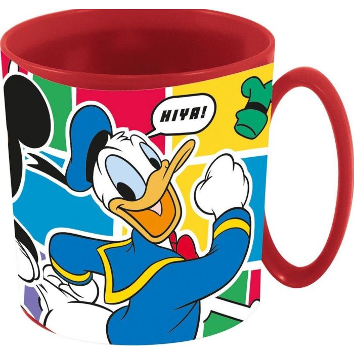 Mickey Mouse CZ11394 Taza Plástico 350 ml | Apta Microondas, Libre BPA, Desayuno Niños +4 Años, Reciclable Mickey Mouse CZ11394 Taza Plástico 350 ml | Apta Microondas, Libre BPA, Desayuno Niños +4 Años, Reciclable