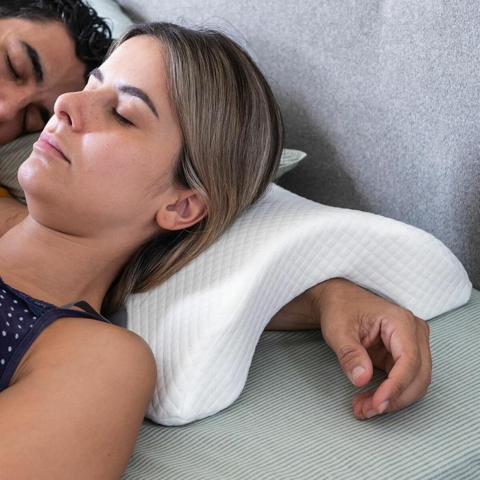 Almohada Viscoelástica Cervical para Parejas Cozzy InnovaGoods 13 Almohada Viscoelástica Cervical para Parejas Cozzy InnovaGoods 13