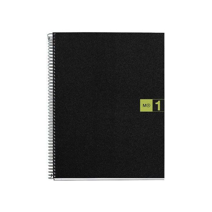 Bloc Miquelrius The Original Notebook 1 Micro.Tapa Pp A4 80H 70G Cuadric.5X5 Verde (Set de 5)