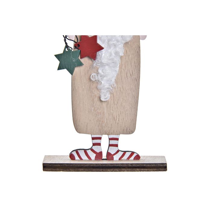 Figura Navidad Tradicional DKD Home Decor Natural Rojo 4 x 25 x 9.5 cm (12 Unidades) 2