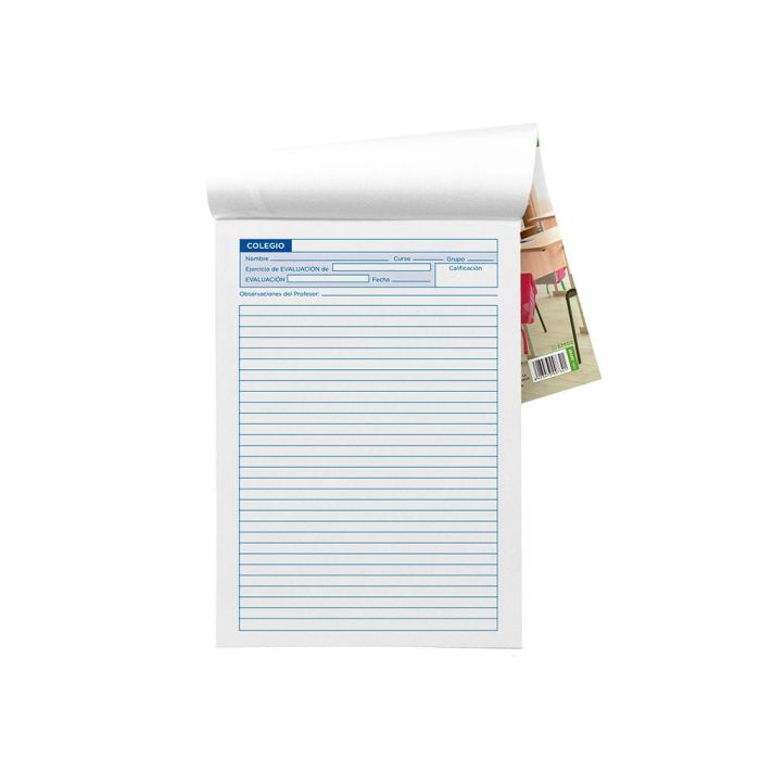 Bloc Examenes Liderpapel Cuadro 2 mm Folio 40 Hojas 60 gr-M2 10 unidades 6