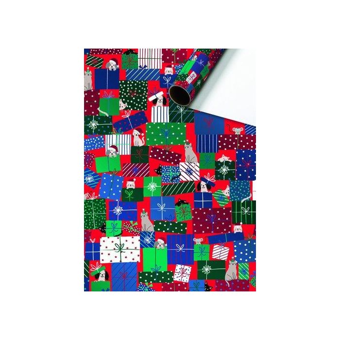 Papel De Regalo Rollo Stewo 0,7X2 M Navidad Taly (Set de 6)