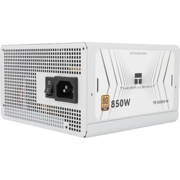 Fuente de alimentación modular para PC - THERMALRIGHT SG850-W - 80+ Gold - Blanco 2 Fuente de alimentación modular para PC - THERMALRIGHT SG850-W - 80+ Gold - Blanco 2