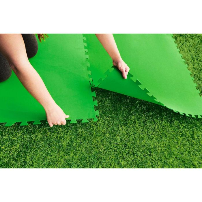 Bestway Suelo Piscina Foam Verde 9 Piezas 78x78 cm Jardin 58636 3