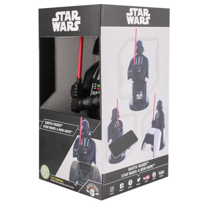 Cable Guy Soporte Darth Vader A New Hope Star Wars 20cm para Mandos de PS5, Xbox, Teléfonos y Mando a Distancia 15 Cable Guy Soporte Darth Vader A New Hope Star Wars 20cm para Mandos de PS5, Xbox, Teléfonos y Mando a Distancia 15