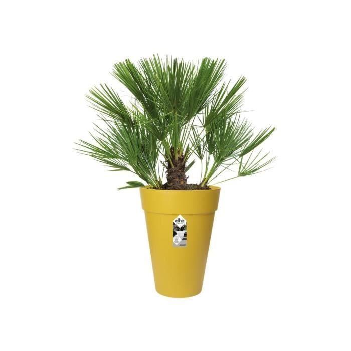 ELHO Loft Urban Maceta redonda High 35 - Amarillo - Ø 34 x H 45 cm - exterior - 100% reciclado 2 ELHO Loft Urban Maceta redonda High 35 - Amarillo - Ø 34 x H 45 cm - exterior - 100% reciclado 2