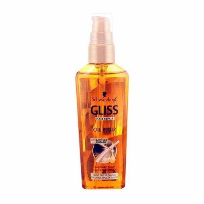 Schwarzkopf Gliss Hair Repair Oil Elixir Argán 75ml – Tratamiento Hidratante Reparador Brillo Sin Aclarado para Pelo Schwarzkopf Gliss Hair Repair Oil Elixir Argán 75ml – Tratamiento Hidratante Reparador Brillo Sin Aclarado para Pelo