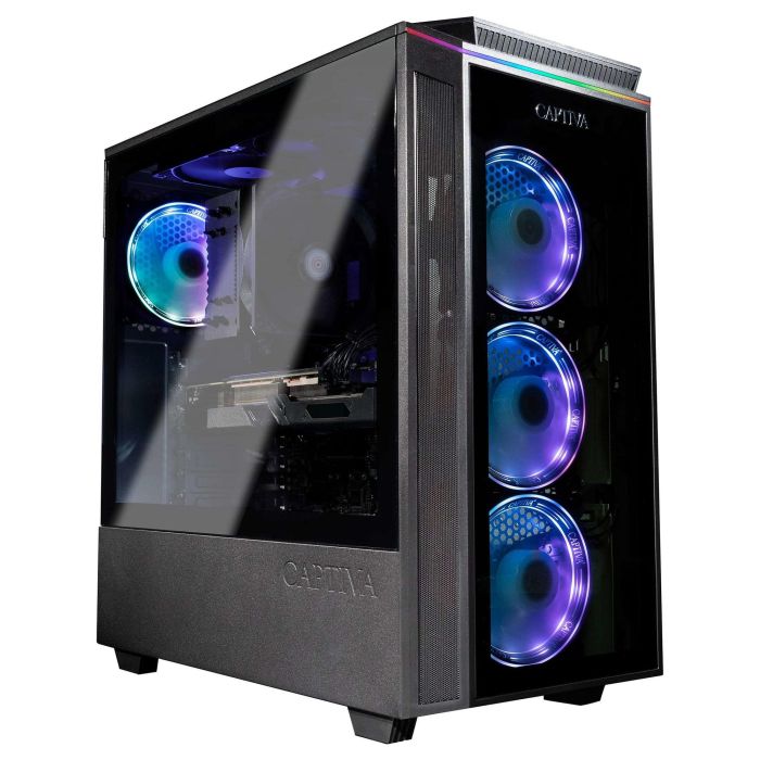 Captiva R89-503 PC Gaming Highend, AMD Ryzen 7 7800X3D, 32GB DDR5, 2TB SSD M.2, NVIDIA GeForce RTX 5070 Ti 16GB, Windows 11 Home, Torre Midi Negra