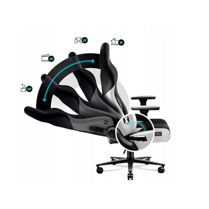 Silla Gaming Diablo Chairs DiabloX-PLAYER 2.0 Blanco Negro 3 Silla Gaming Diablo Chairs DiabloX-PLAYER 2.0 Blanco Negro 3