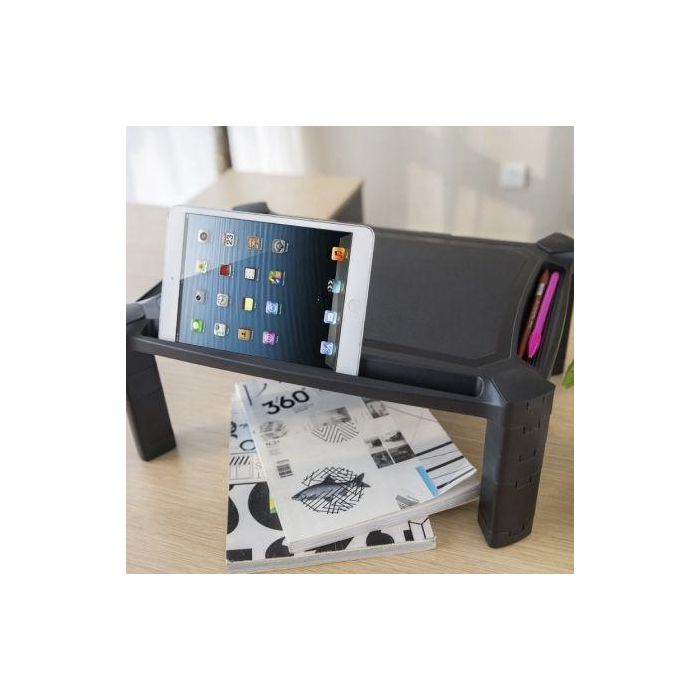 Aisens Soporte Elevador XL para Monitor y Portátil, Ergonomico, Hasta 32 Pulgadas, 10kg Carga Máxima, Negro 2 Aisens Soporte Elevador XL para Monitor y Portátil, Ergonomico, Hasta 32 Pulgadas, 10kg Carga Máxima, Negro 2