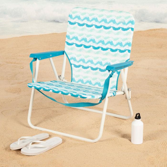 Silla de Playa Aktive 45 x 70 x 40 cm (2 Unidades) 5 Silla de Playa Aktive 45 x 70 x 40 cm (2 Unidades) 5