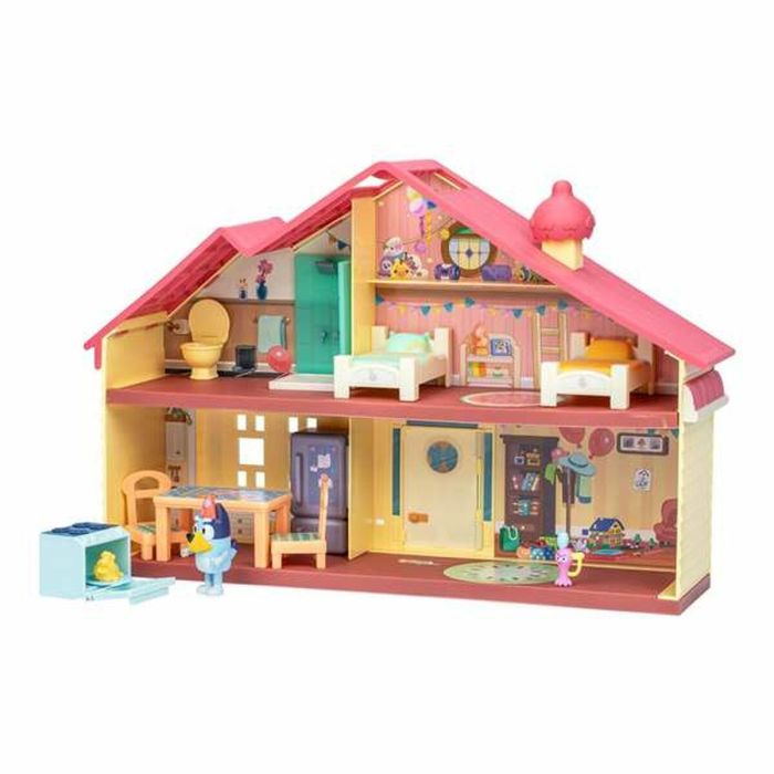 Casa celebracion de bluey.incluye once piezas, una figura de bluey festivo y pegatinas para decorar la casa. 7 Casa celebracion de bluey.incluye once piezas, una figura de bluey festivo y pegatinas para decorar la casa. 7
