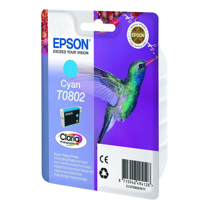 Epson Stylus Photo R-265/360/RX-560/585/685 Cartucho Cian