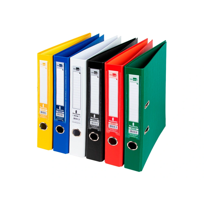 Liderpapel Archivador de palanca Documenta classic A4 Forrado PVC Rado Lomo 52 mm Colores Surtidos 1
