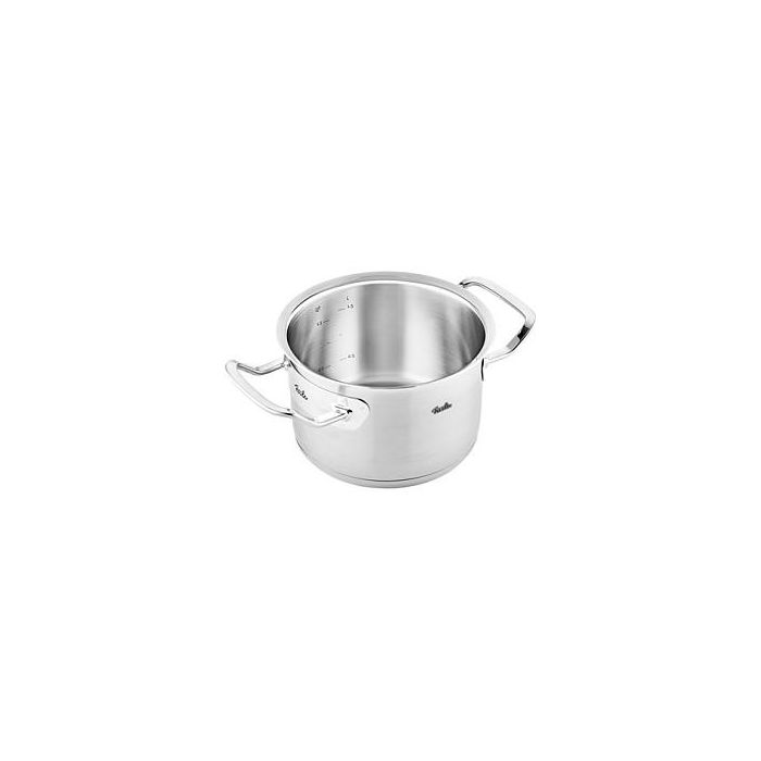 Fissler Profi Collection Cacerola 16 cm 2,1 L Acero Inoxidable con Tapa - 084-128-16-000 - Apta para Inducción, Gas y Lavavajillas