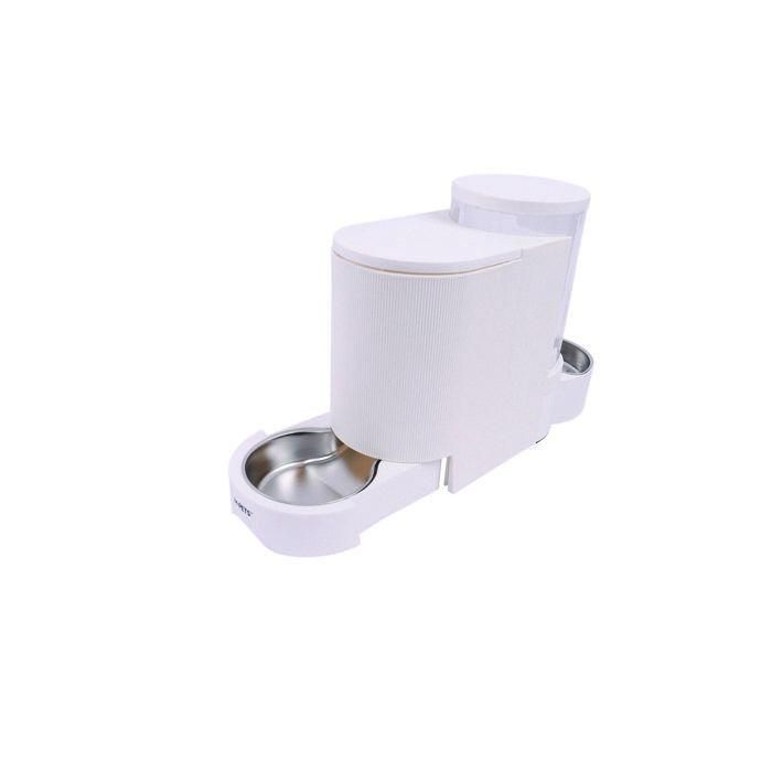 Dispensador de comida y agua DUPLO - M PETS - 1,3 kg / 3 L - 40 x 16,2 x 29,1 cm - Blanco 2 Dispensador de comida y agua DUPLO - M PETS - 1,3 kg / 3 L - 40 x 16,2 x 29,1 cm - Blanco 2