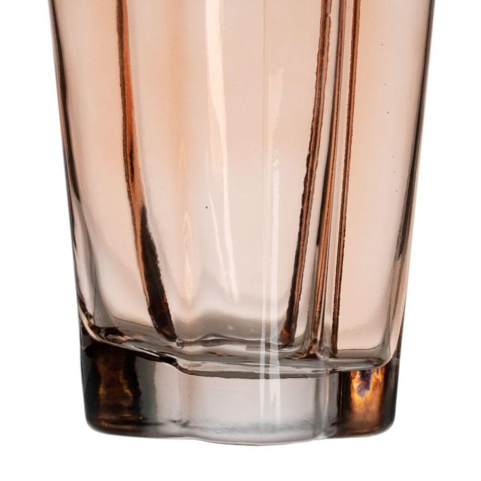 Jarrón Marrón Cristal 15,5 x 15 x 30 cm 1 Jarrón Marrón Cristal 15,5 x 15 x 30 cm 1
