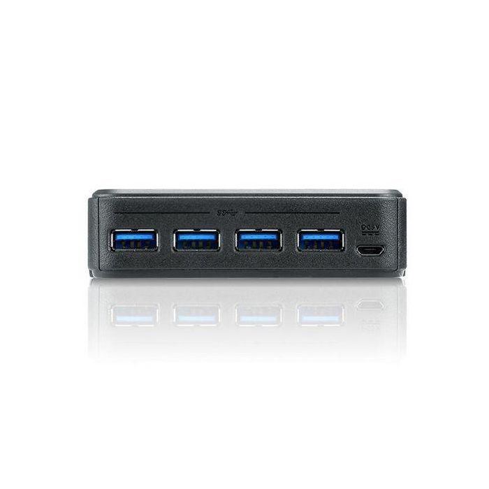 Aten US434 Dispositivo de Compartición de Periféricos USB 3.0 de 4 Puertos, Compatible con 4 Ordenadores 1 Aten US434 Dispositivo de Compartición de Periféricos USB 3.0 de 4 Puertos, Compatible con 4 Ordenadores 1
