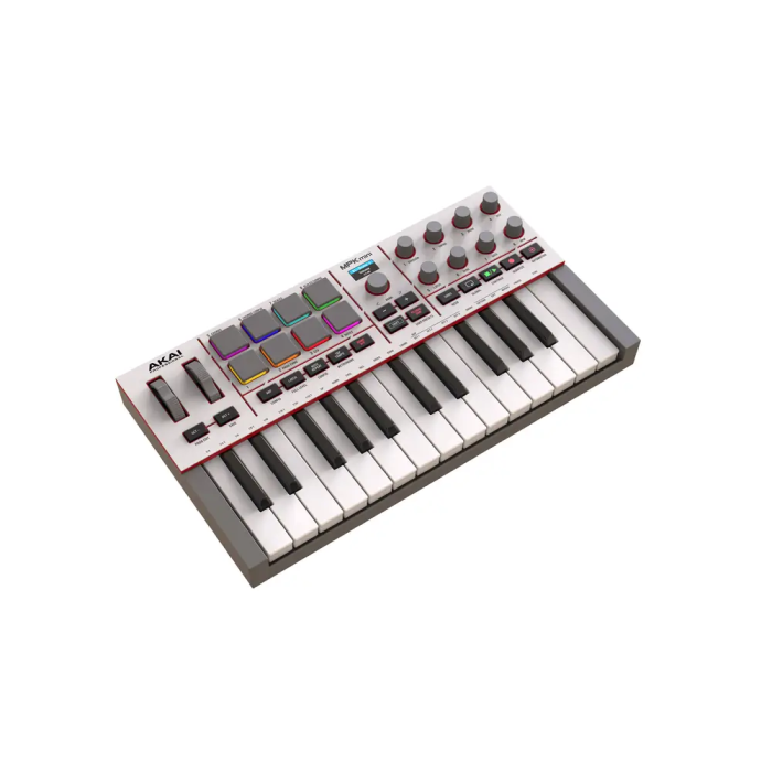 Akai Professional MPK Mini IV Controlador MIDI Blanco/Gris 1