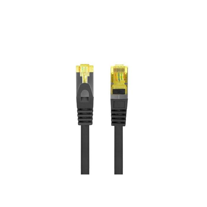 Lanberg Cat.6A S/FTP Cable de Red Latiguillo 100cm Negro Cobre LSZH AWG 27 1
