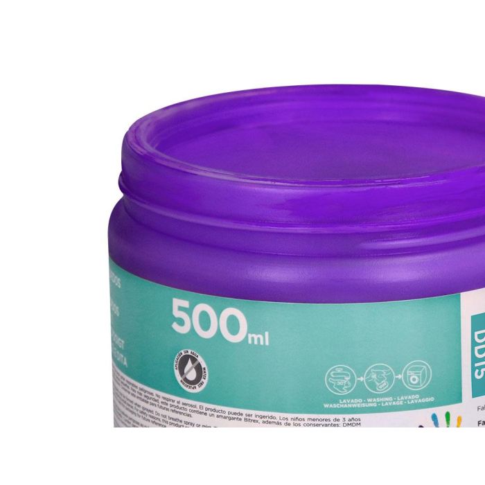 Pintura Dedos Liderpapel Violeta Tarrina De 500 Cc 4