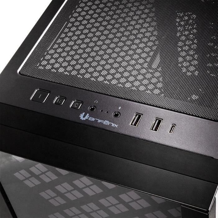 Caja de PC semitorre - BITFENIX - Para placa base E-ATX/ATX/Micro ATX/Mini-ITX - BFC-DAW-500-KKGSK-RP 2