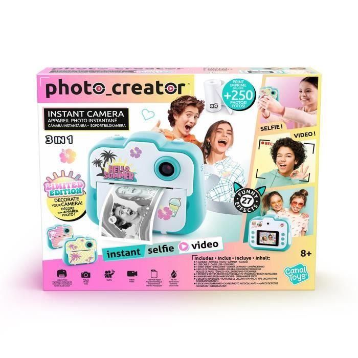 Canal Toys - Photo Creator - Cámara Instantánea Edición Limitada - Impresión Térmica, Sin Tinta - CLK 028 3 Canal Toys - Photo Creator - Cámara Instantánea Edición Limitada - Impresión Térmica, Sin Tinta - CLK 028 3
