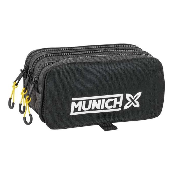 Bolso Escolar Portatodo Safta Triple Big Munich Topo 100x215x80 mm Bolso Escolar Portatodo Safta Triple Big Munich Topo 100x215x80 mm