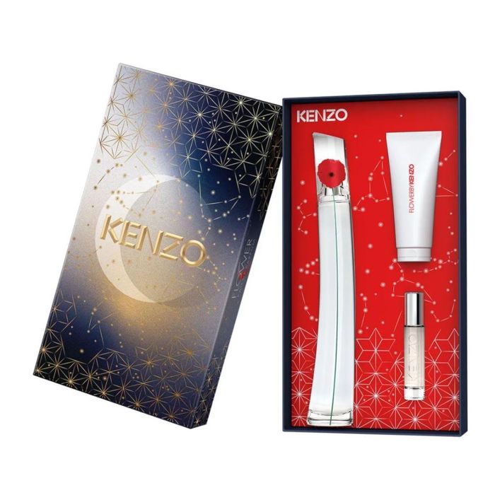 Kenzo Flower by kenzo eau de parfum 100 ml vaporizador + locion corporal perfumada 75 ml + miniatura 10 ml