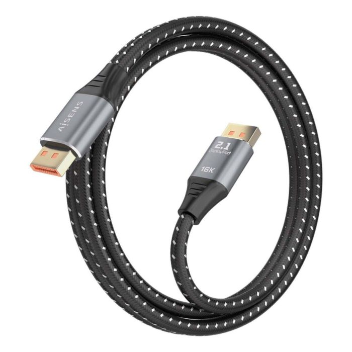 AISENS - CABLE DISPLAYPORT V2.1 16K@60HZ 80GBPS, DP/M-DP/M, NEGRO, 1.5M 4 AISENS - CABLE DISPLAYPORT V2.1 16K@60HZ 80GBPS, DP/M-DP/M, NEGRO, 1.5M 4