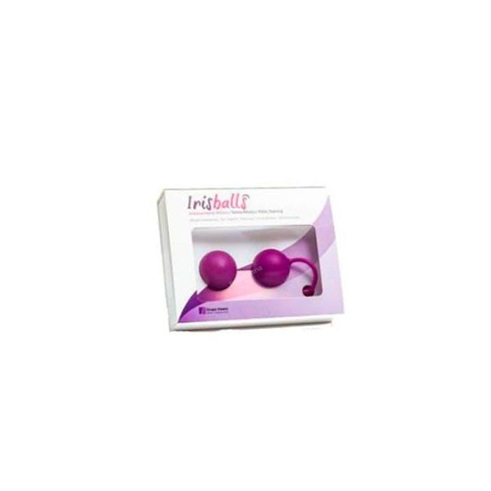 Irisana Ir41X2 Irisballs Doble para Suelo Pélvico - Tonifica Músculos con Vibraciones, Acero Inoxidable, 35mm