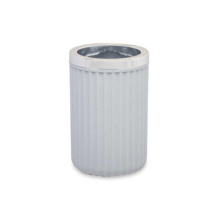 Berilo Vaso Multiuso Plástico Gris 7.5x11.5x7.5 cm (Set de 32) 1