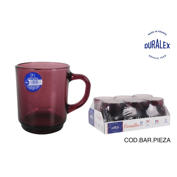 Duralex Mug Apilable 26Cl Morado Versailles Colección Saphir (72 Unidades) 0 Duralex Mug Apilable 26Cl Morado Versailles Colección Saphir (72 Unidades) 0