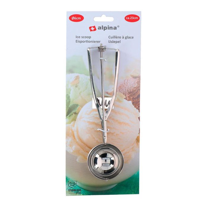 Alpina Dosificador de Helado Acero Inoxidable Cromado 104 g 1