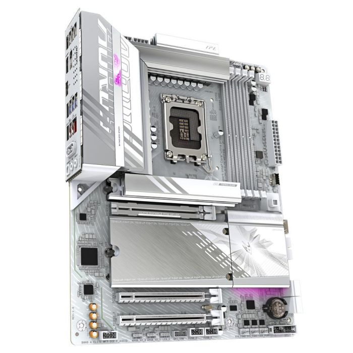 GIGABYTE AORUS B860 AORUS ELITE WIFI7 ICE Placa Base Intel B860 LGA 1851 ATX, DDR5 hasta 9200MHz, PCIe 5.0, Wi-Fi 7, LAN 2.5G, USB 4 2 GIGABYTE AORUS B860 AORUS ELITE WIFI7 ICE Placa Base Intel B860 LGA 1851 ATX, DDR5 hasta 9200MHz, PCIe 5.0, Wi-Fi 7, LAN 2.5G, USB 4 2