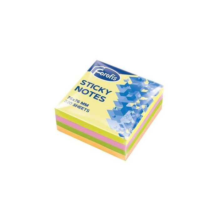 Taco Notas Cubo Forofis 320H 76X76 Colores Neon (4X80H)