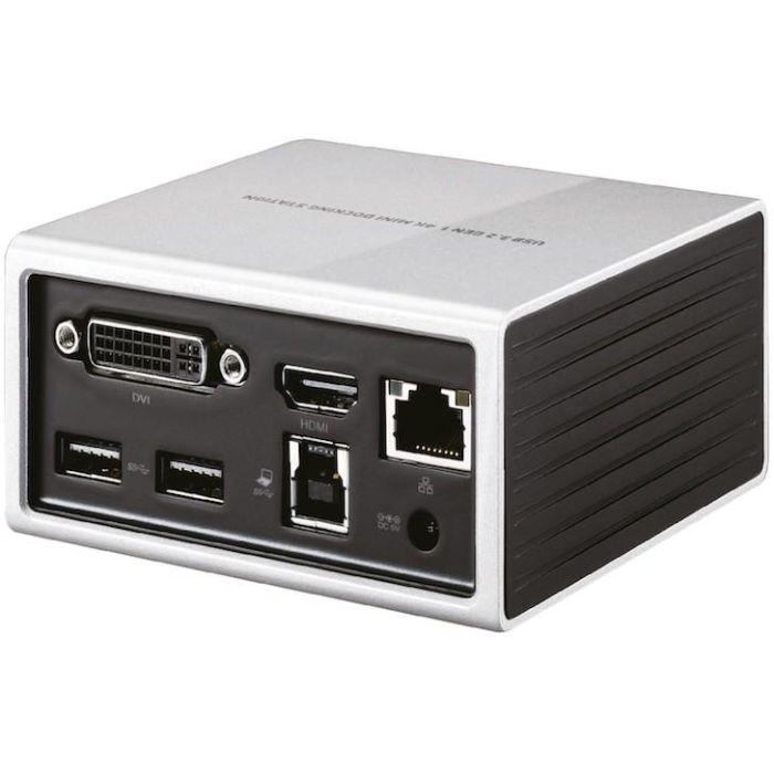 Club3D 4K Mini-Dockingst USB3 ->4xUSB3/HDMI/DVI/LAN silber 1 Club3D 4K Mini-Dockingst USB3 ->4xUSB3/HDMI/DVI/LAN silber 1