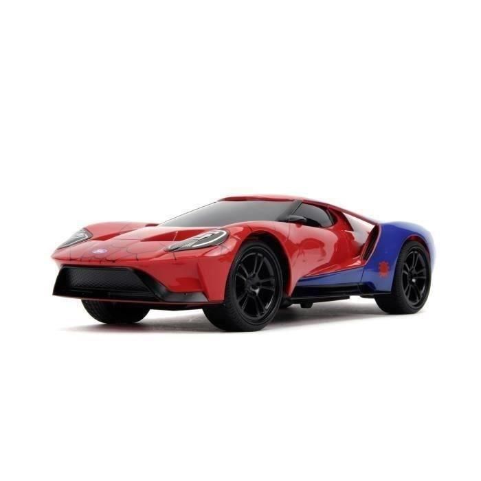 JADA SMO4006333098130 - Marvel Spiderman RC 1/16 Ford GT - Coche Teledirigido para Niños de 6+ Años 1