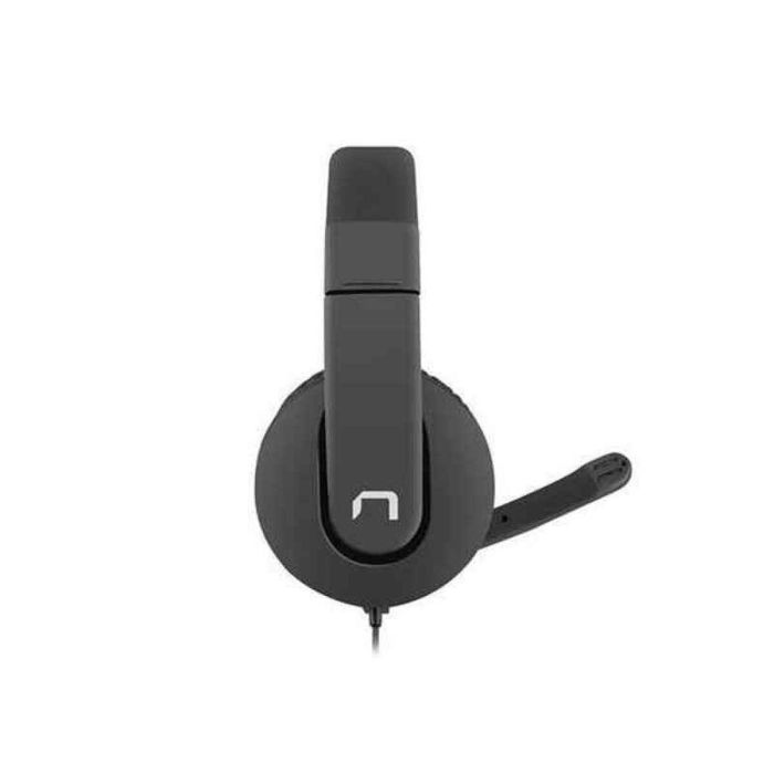 Auriculares con Micrófono Natec Rhea Negro Auriculares con Micrófono Natec Rhea Negro