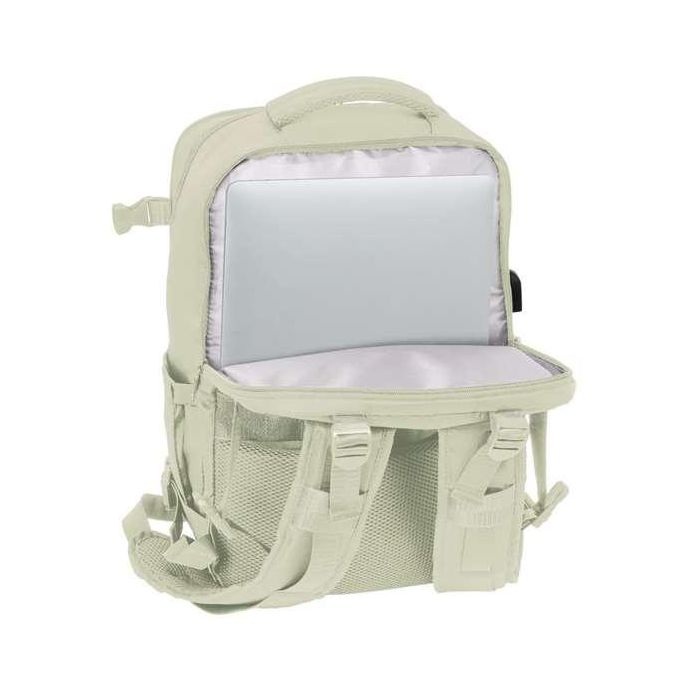 Mochila Escolar Safta Beige Beige 6 Mochila Escolar Safta Beige Beige 6