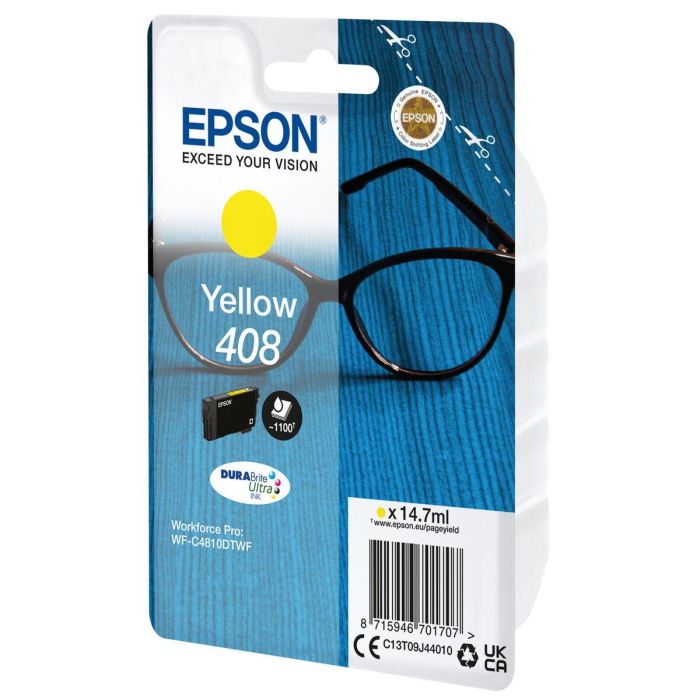 EPSON tinta Amarilllo Singlepack 408 DURABrite Ultra Ink 3