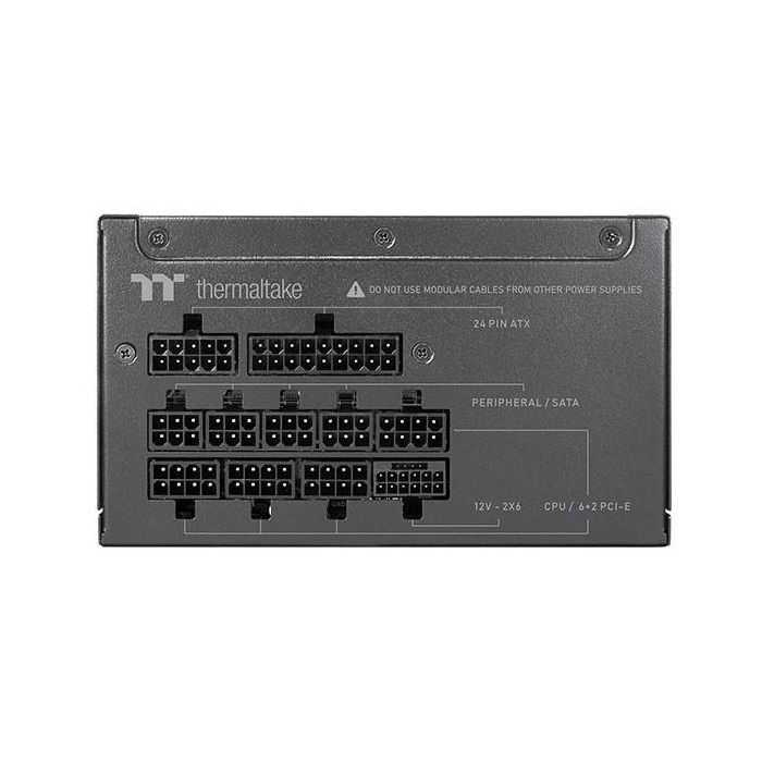 Thermaltake Toughpower Gt Fuente de Alimentación 750W para PC/Servidor ATX 24-pin con Certificación 80 PLUS Gold y Ventilador Activo 12cm Negro 3