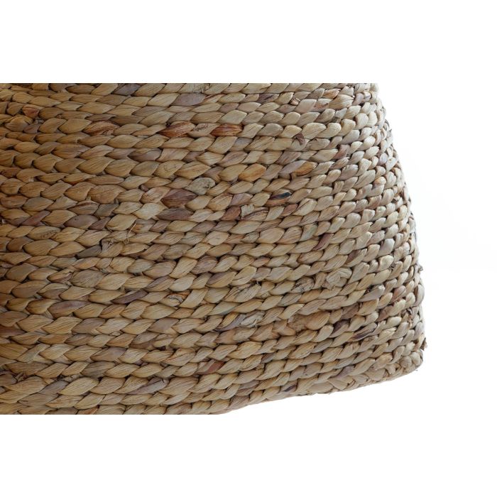 DKD Home Decor Cesta Balines Junco Marron 44 x 44 x 45 cm Set de 2 Unidades Hecho a Mano Reciclable 3