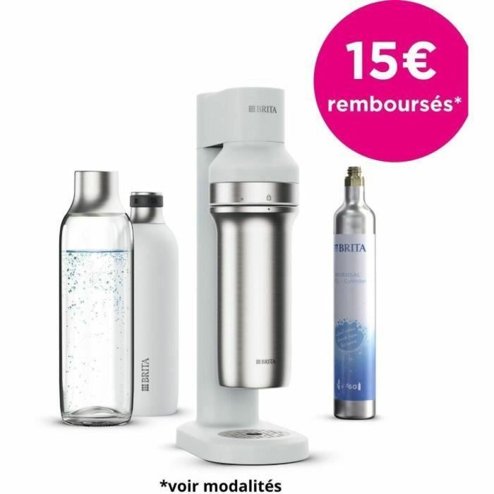 Brita BRI4006387118365 Máquina de agua con gas sodaTRIO Blanco