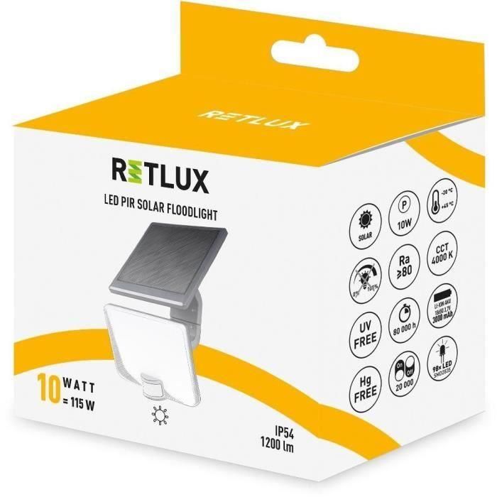 Foco LED con detector de movimiento - RETLUX - RSL 258 1