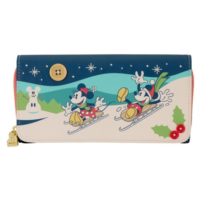 Cartera Mickey & Minnie Holiday Disney Loungefly 0 Cartera Mickey & Minnie Holiday Disney Loungefly 0