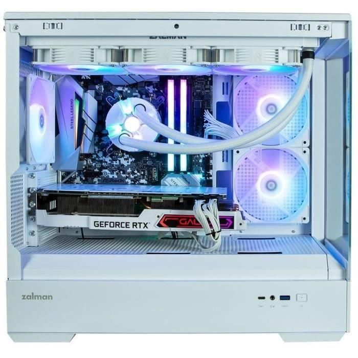 Caja de PC sin fuente de alimentación - ZALMAN P30 (Blanco) - Torre media - Formato M-ATX 2 Caja de PC sin fuente de alimentación - ZALMAN P30 (Blanco) - Torre media - Formato M-ATX 2